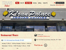 Tablet Screenshot of kiranpalaceli.com